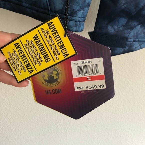 NWT Blue Fleece Lined Under Armour Jacket - Picture 4 of 8